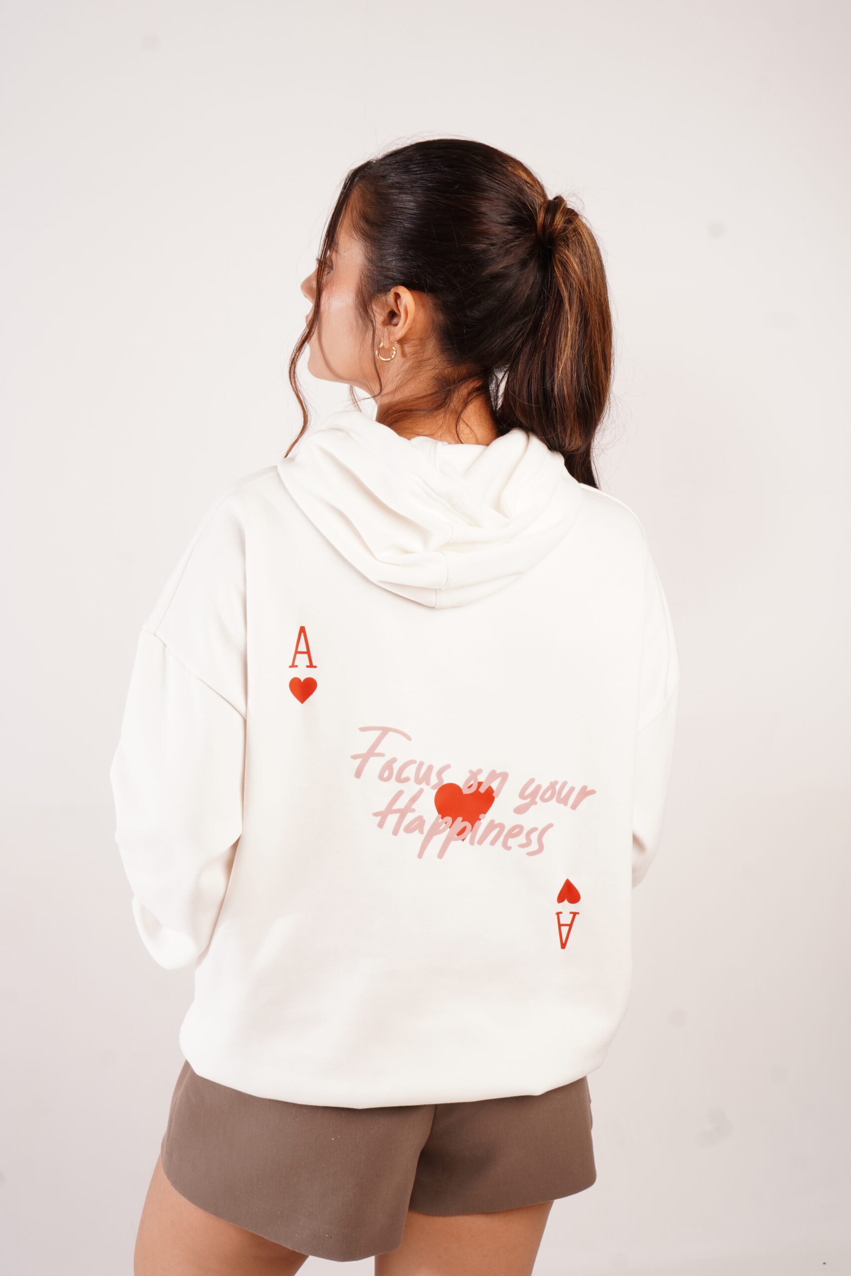 Hoodie-shirt Love Tree - Taille S - À Carreaux, Avec Poche Et Capuche - Occasion Très Bon état